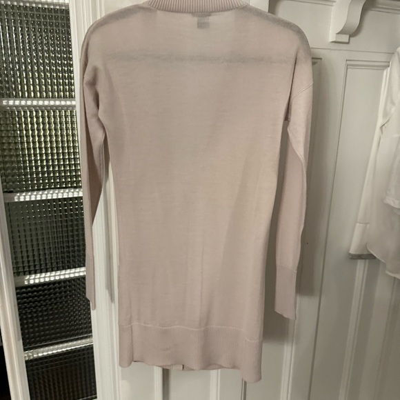 Club Monaco Women’s Light Weight Wool Sweater Pockets Taupe New Sz S/P - Picture 5 of 11